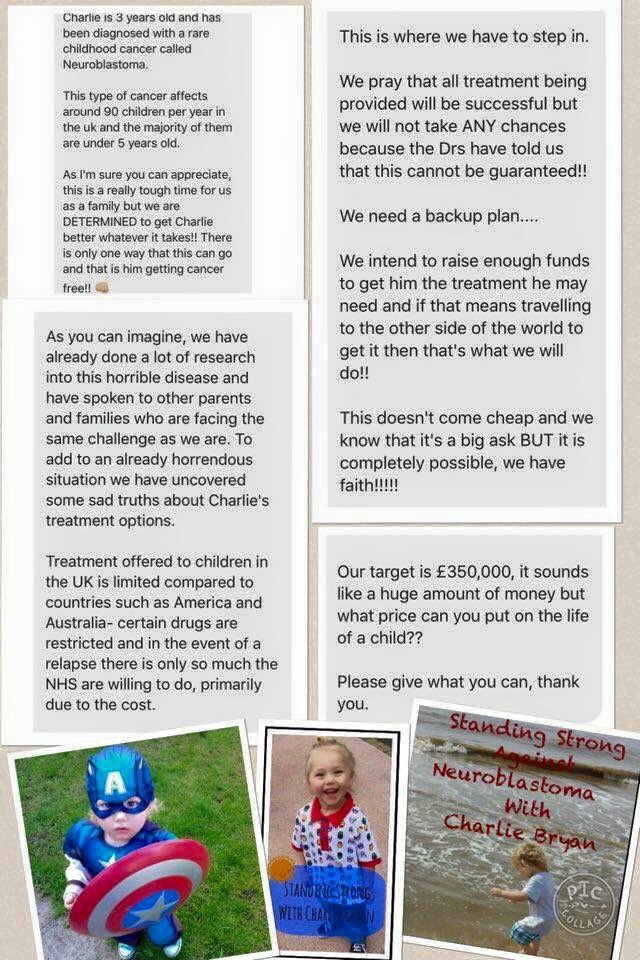 Support4Charlie's tweet photo. @DHaroldOfficial please RT Charlie is battling stage 4 neuroblastoma and needs our help https://t.co/MrV0lBnFW2 https://t.co/HKOWz4GC2A