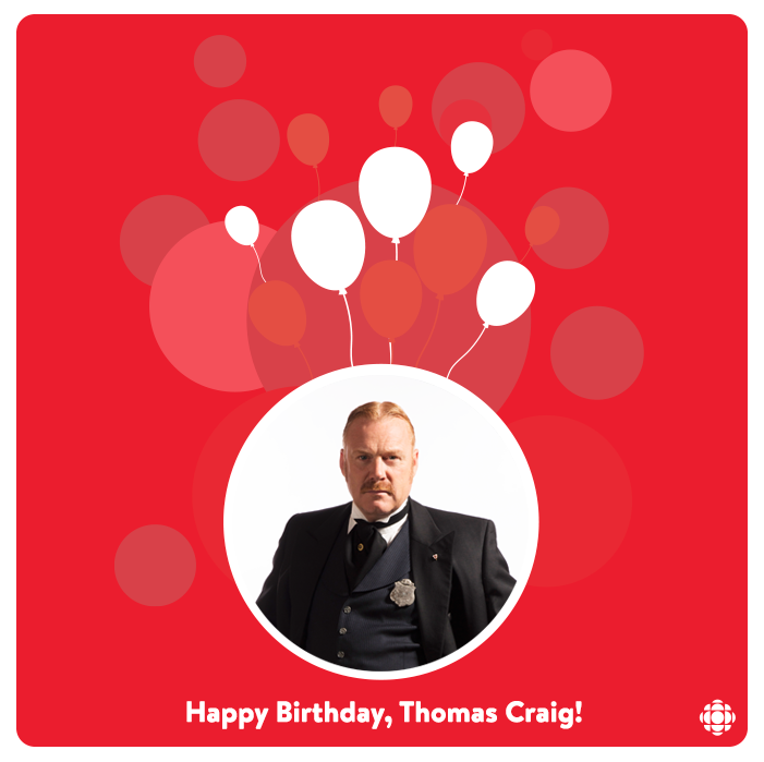 We salute you, Inspector! Join us in wishing Thomas Craig a very happy birthday. 
