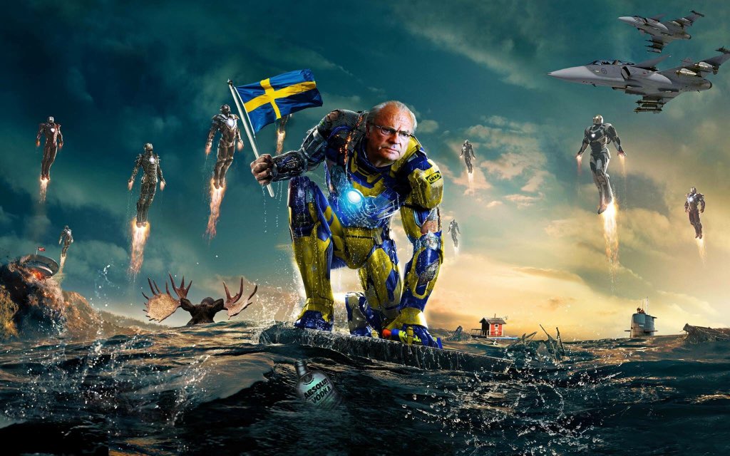 acktank's tweet image. Kör på en till kungen 😎 länge leve #kungen #swedishking #swedish #ironman