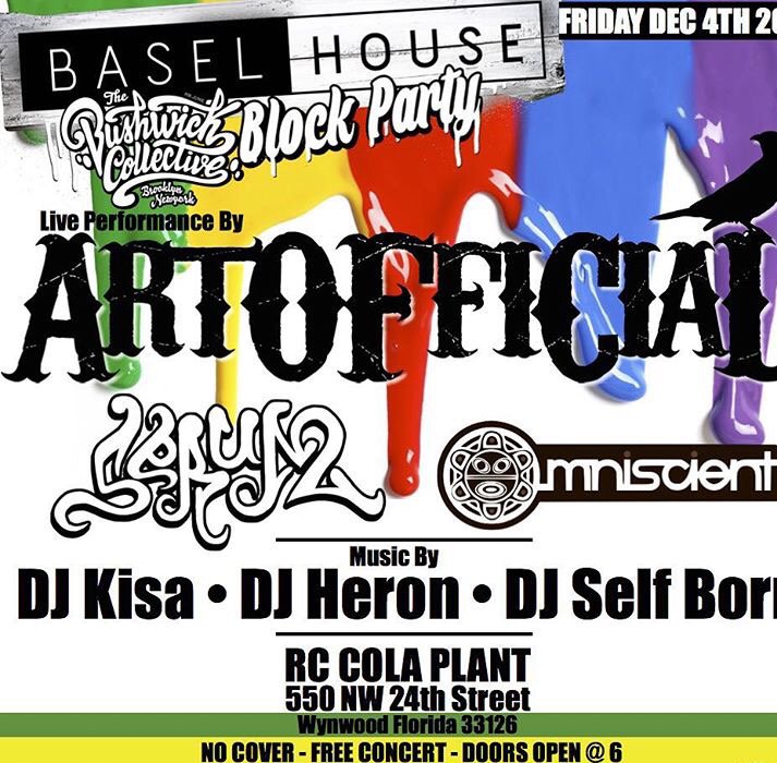 2day 6pm come see your boys @DJSELFBORN &amp; @dj_heron rock #BaselHouse!! #artbasel2015