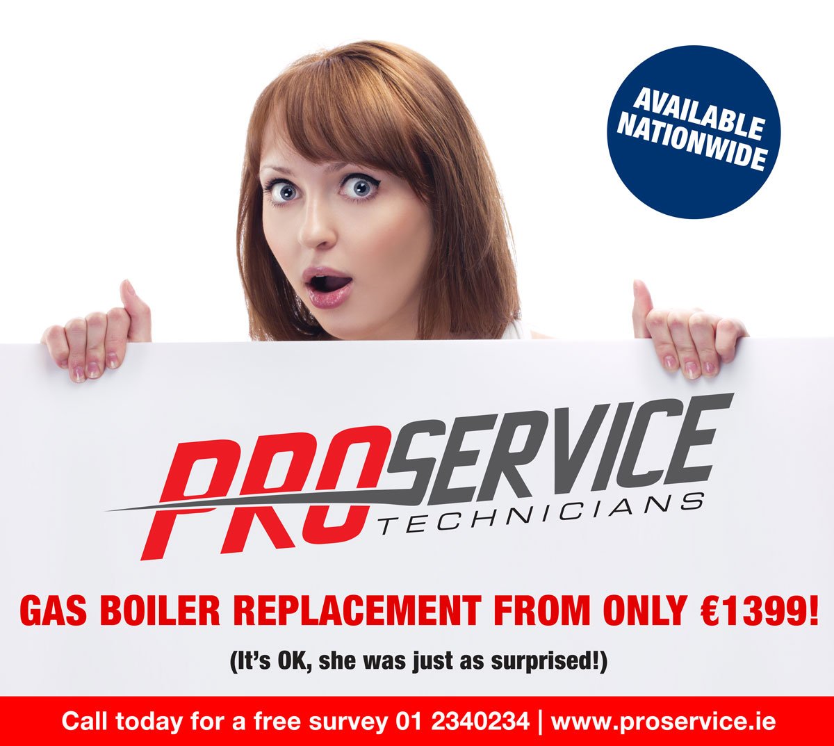 proservicetech's tweet image. Don&apos;t be overpay for your gas boiler replacement. Call 012340234 to book your free survey!