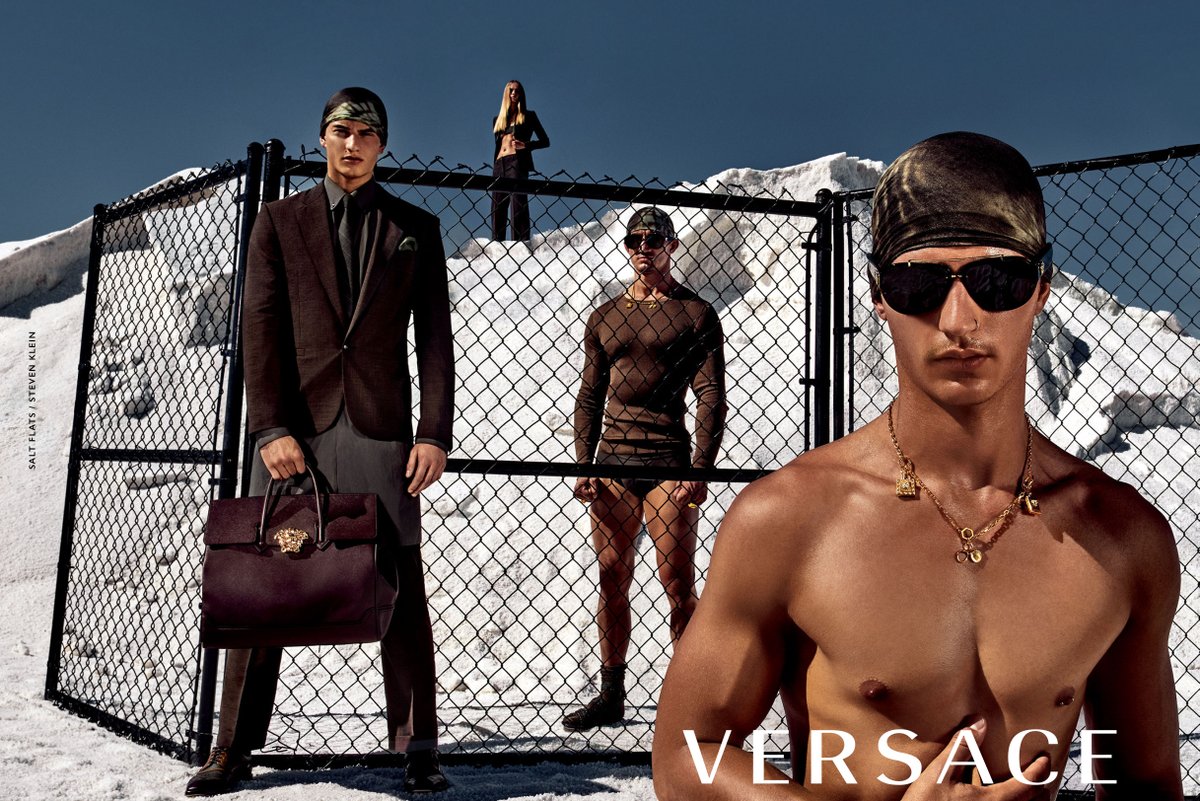Versace's tweet image. #Versace is pleased to present the SS16 advertising campaigns. Shot by @SKstudly .