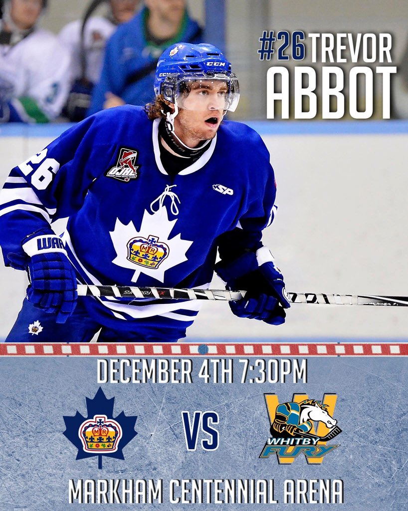 MarkhamRoyals's tweet photo. GAME DAY!!!!!!!!!!! @Trevorabbot and the boys take on Whitby tonight at the Kingdom! #Doback #Royalty #GRG👑 https://t.co/u4wjXr5xad