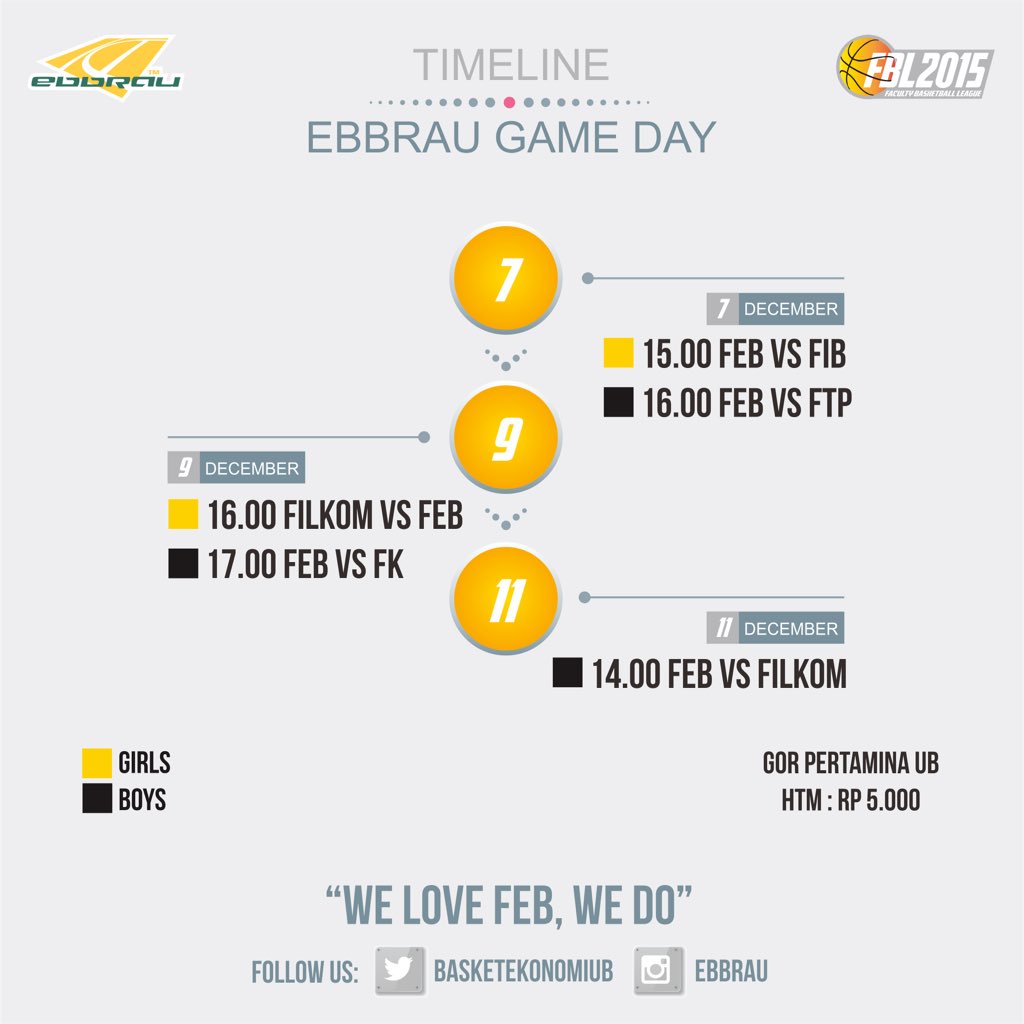 Come &amp; support us on FBL 2015 cc:<a href="/BEMFEBUB/">BEM FEB UB</a> <a href="/SG_FEBUB/">Saweri Gading FEB UB</a> <a href="/HB_FEBUB/">Homeband FEB UB</a> <a href="/FEBUB_Official/">FEB-UB</a> @HMJIE_FEBUB <a href="/HMJM_FEBUB/">HMJM FEB UB</a> @HMJA_FEBUB