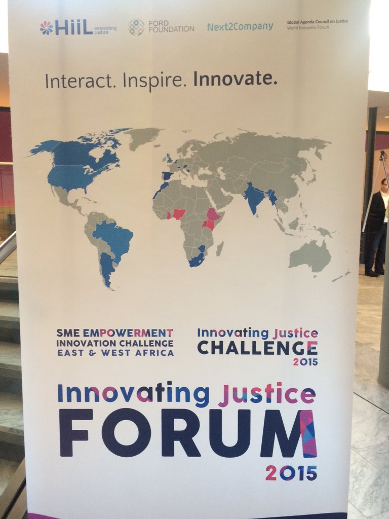 The future of justice at the #IJAwards15 - Innovating Justice forum '15