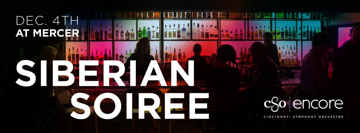 CSOEncore's tweet photo. TONIGHT! Join us at @CincySymphony concert + exclusive afterparty @TheMercerOTR. Tickets: https://t.co/qBzQEJY81P https://t.co/I67co6je6I