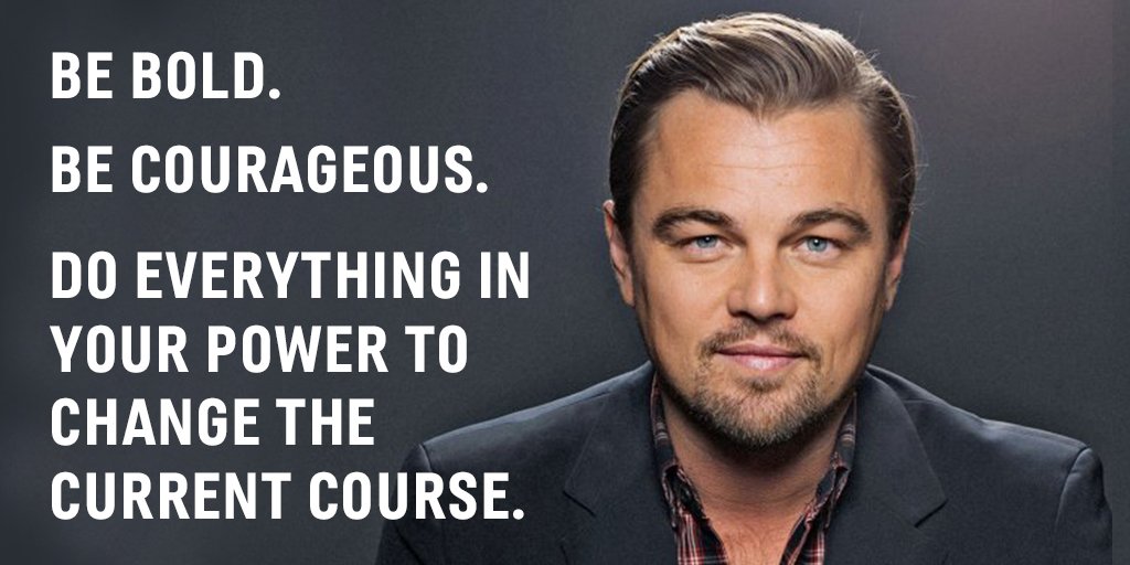 Inspiring call to action on #climatechange from <a href="/LeoDiCaprio/">Leonardo DiCaprio</a> to 1,000 mayors today: #Cities4Climate #COP21