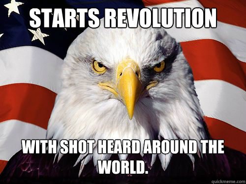 LoyalistsofGA's tweet photo. I guess we're not in the world cause we couldn't hear that shot #lexington #didanyonehearit? #Patriotsstartedit https://t.co/JZ7wxIB3FE