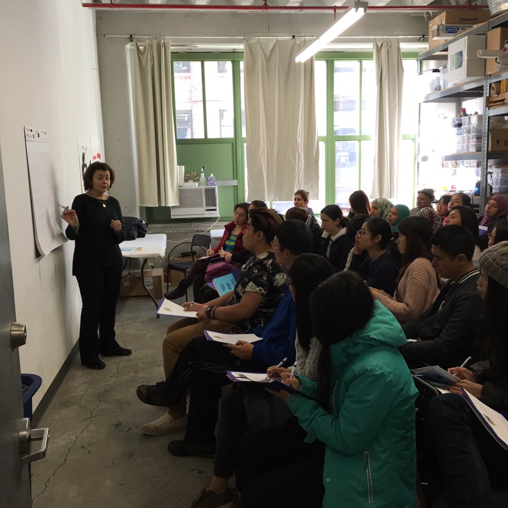 JoeZimNYC's tweet photo. @tpbklyn @TPedcenter #TPBK TPstudents at CLIP workshop https://t.co/1y9kpBmO5B