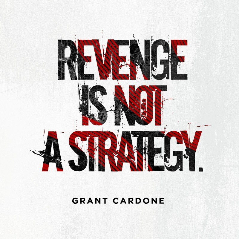 Success is a strategy.. Revenge is only a reaction. #strategy #success #revenge #rt Retweet Please!
<a href="/grantcardone/">Grant Cardone</a>