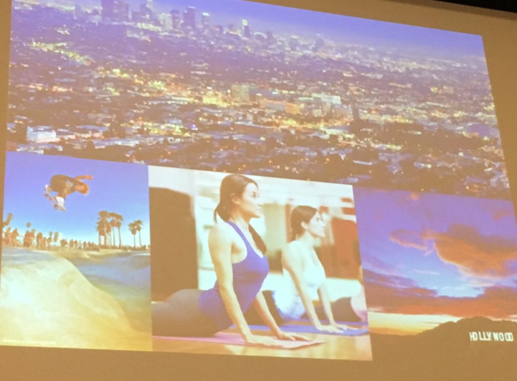 hkoenitz's tweet image. #ICIDS2015 is over and now (drumroll) Andrew Gordon introduces #ICIDS2016 in Los Angeles at the UCSC ICT