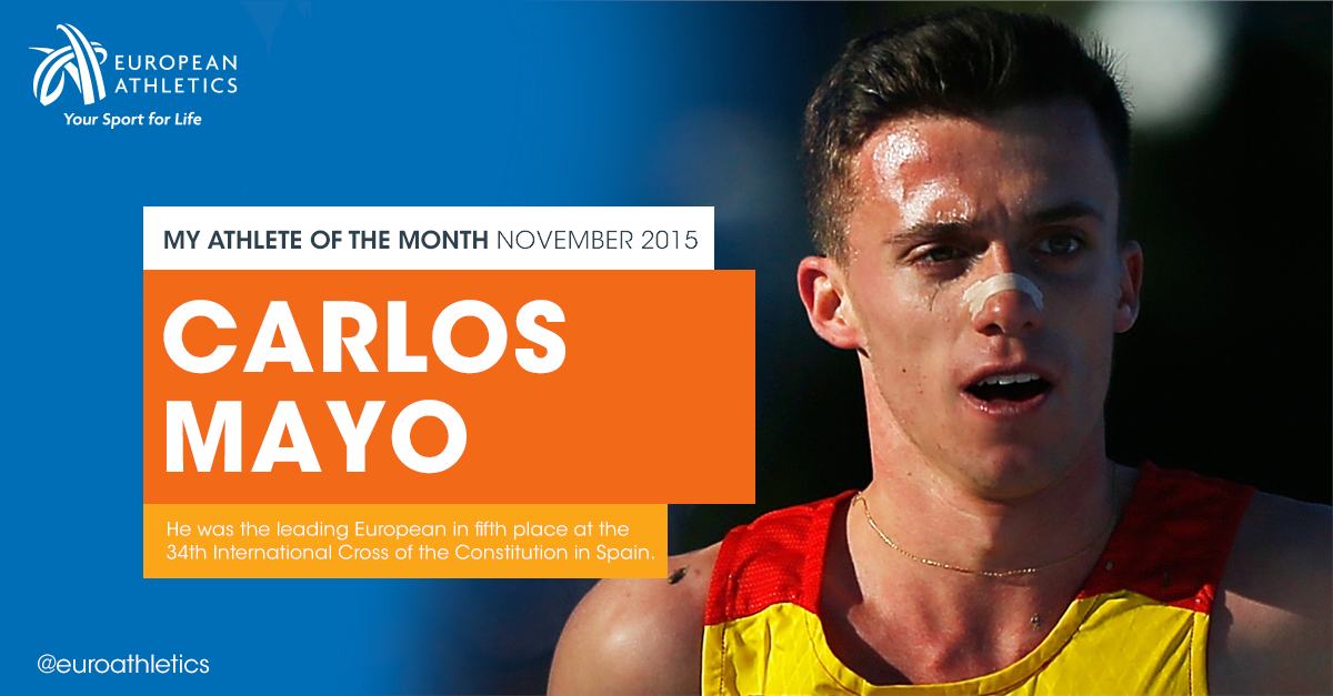 Retweet to vote for <a href="/atletismoRFEA/">atletismoRFEA</a> Carlos #Mayo as your #athleteofthemonth for November