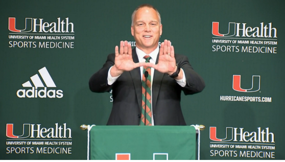 SportsCenter's tweet photo. It's all about the U.

Mark Richt seems to be acclimating well to the new gig. (via @CanesFootball) https://t.co/hjFZWVFEID