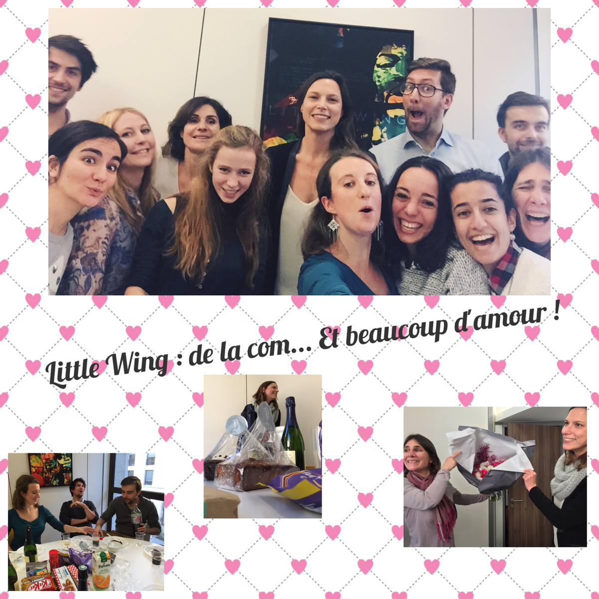LittleWing_com's tweet photo. Cet après-midi à l'agence, une petite fête avant les Fêtes #easyworking https://t.co/jiGyxdrWkx