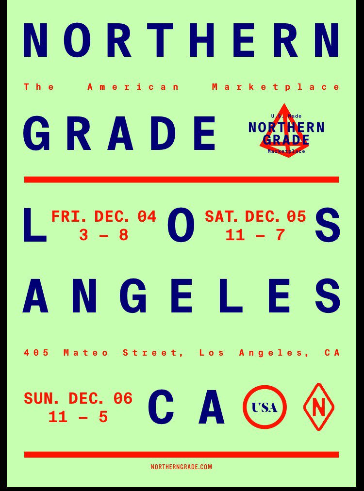 Hi LA! Visit us in person this wknd <a href="/NorthernGrade/">Northern Grade</a> pop-up. #Custom belts made on the spot! #MadeInUSA #GiftsForGuys