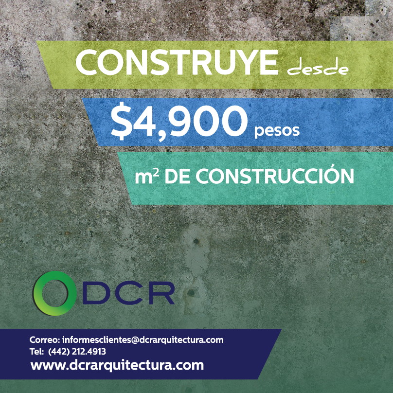 Construye con DCR. Arquitectura integral
#ConstruyeDCR