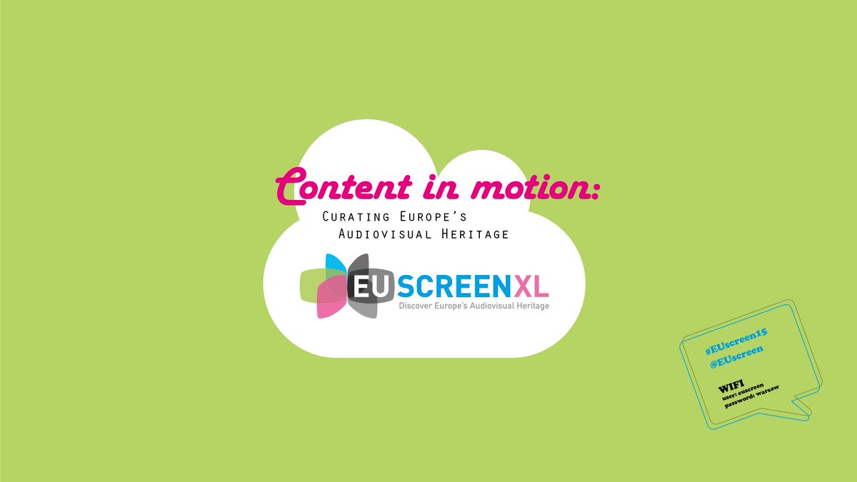 finagovpl's tweet photo. Dear #euscreen15 thank you for 2 wonderful days full of knowledge and inspiration! https://t.co/TybyOahtWo