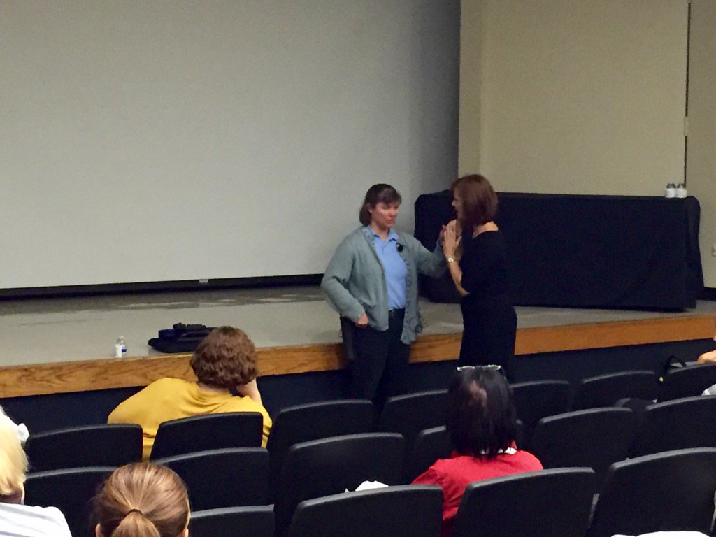 GATESeminar's tweet photo. Dana Tarter and interpreter. https://t.co/5ZGLVUs71i