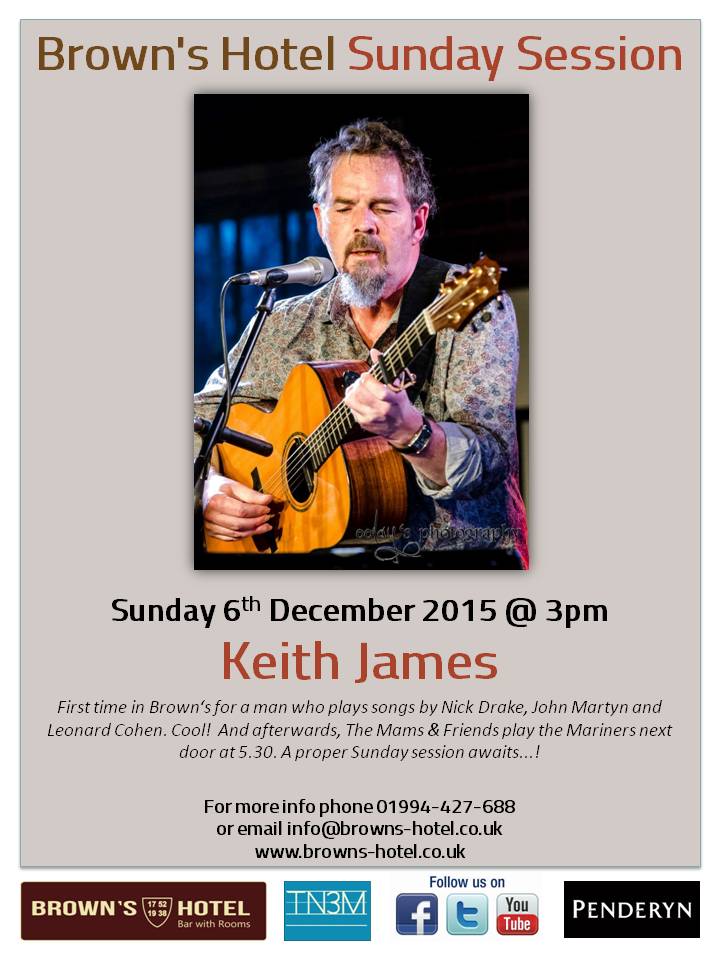BrownsLaugharne's tweet photo. This Sunday in #Laugharne... 2 gigs! #KeithJames #TheMams #DylanThomas https://t.co/eqaUviTUdT