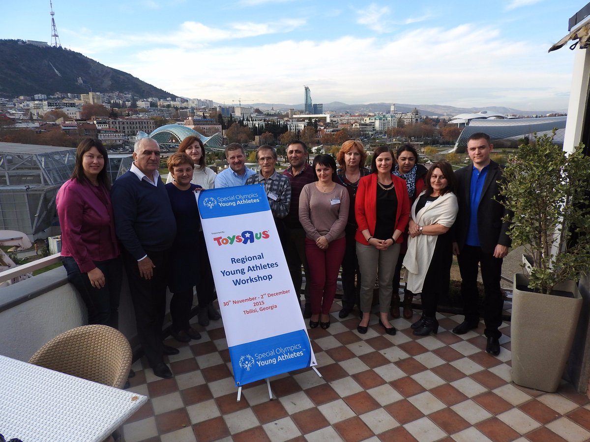soeuropeeurasia's tweet photo. Photos of #YoungAthletes #Workshop in #Tbilisi 1&amp;2 Dec proudly sponsored by @ToysRUs, hosted #SOGeorgia #playunified https://t.co/fpQW5IxsAy