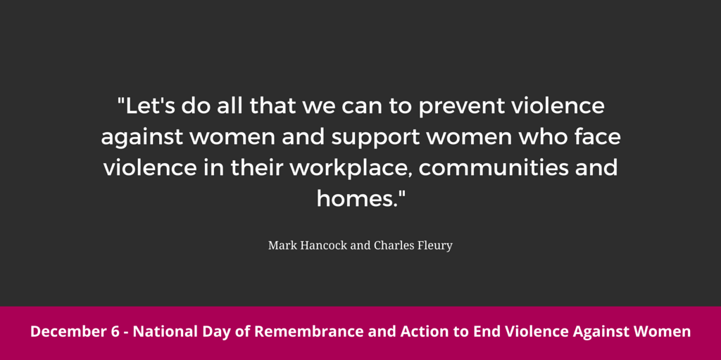 We remember the 14 women murdered at l'École Polytechnique including CUPE member Maryse Laganière. #December6 #VAW