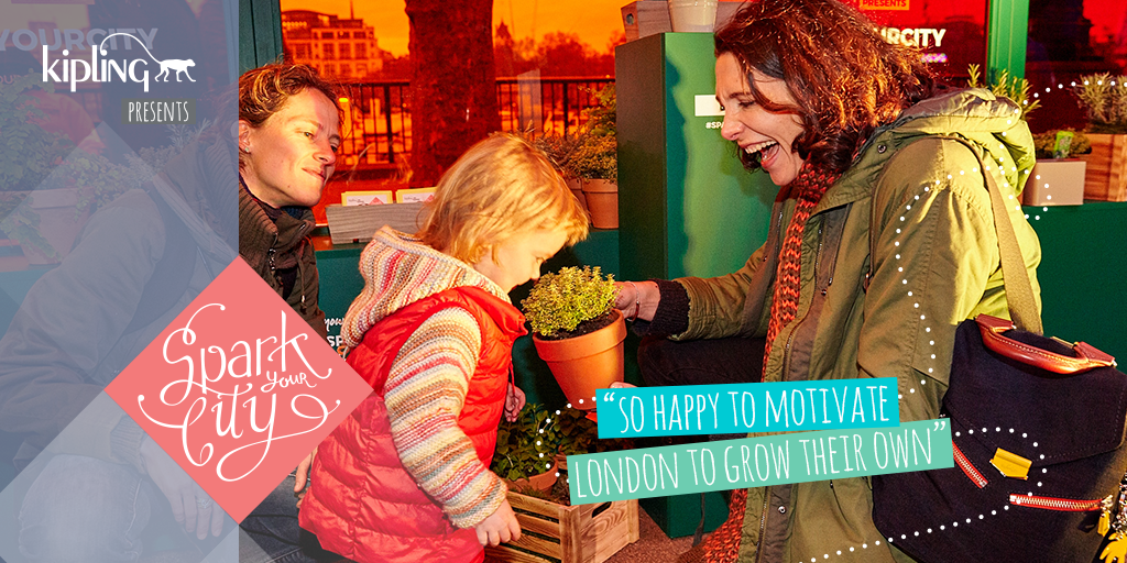 Thanks Tommi for spreading all this happiness, you’re the best! <a href="/thomasinamiers/">thomasinamiers</a> @kiplingglobal #sparkyourcity