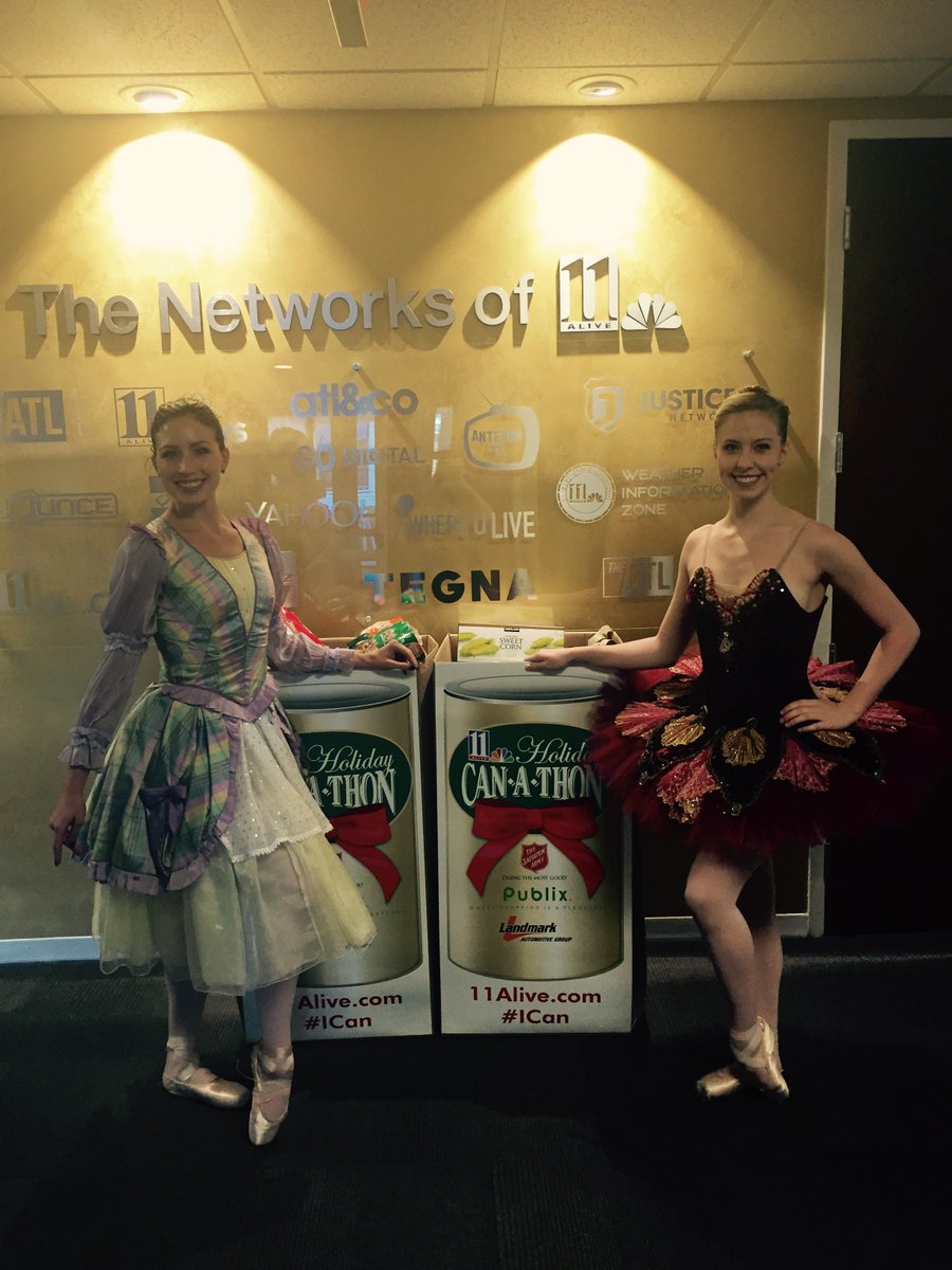 AtlantaBalletPR's tweet photo. @AtlantaBallet is happy to support this year’s @11AliveNews #Canathon! https://t.co/BYBWkpluxE