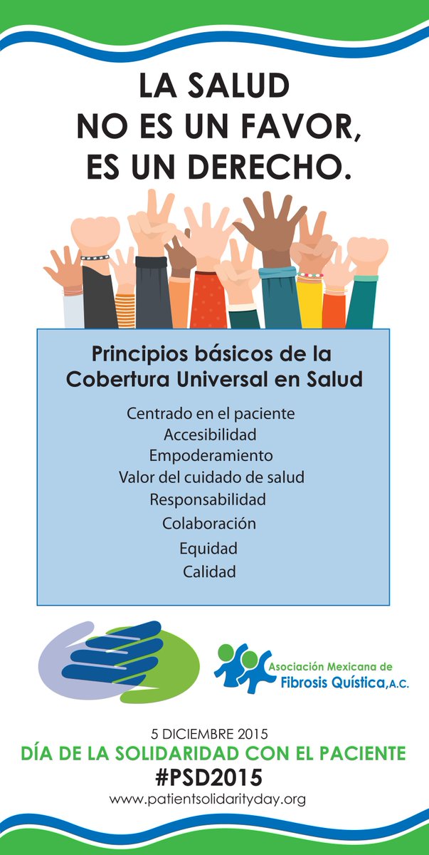AMFQMX's tweet photo. ¡LA SALUD NO ES UN FAVOR, ES UN DERECHO! #PSD2015 @IAPOvoice @PatientSolDay https://t.co/dfTR2JPmZg