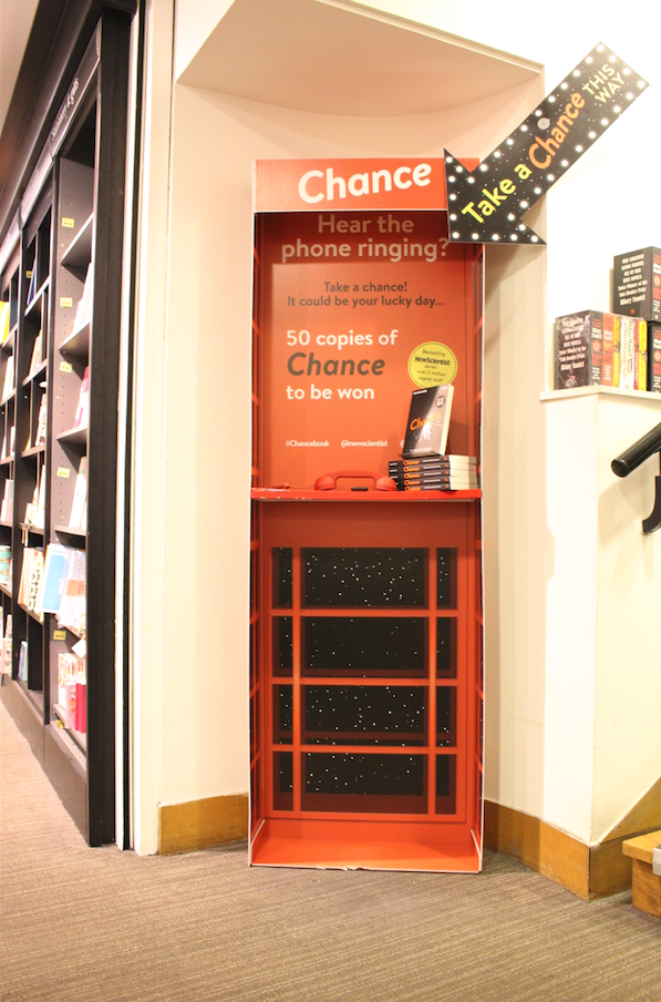 buildhollywood's tweet photo. Pop down to @WaterstonesTraf and take a chance! 50 #books to be won...
#Chancebook @newscientist @ProfileBooks https://t.co/DDo8573GhO