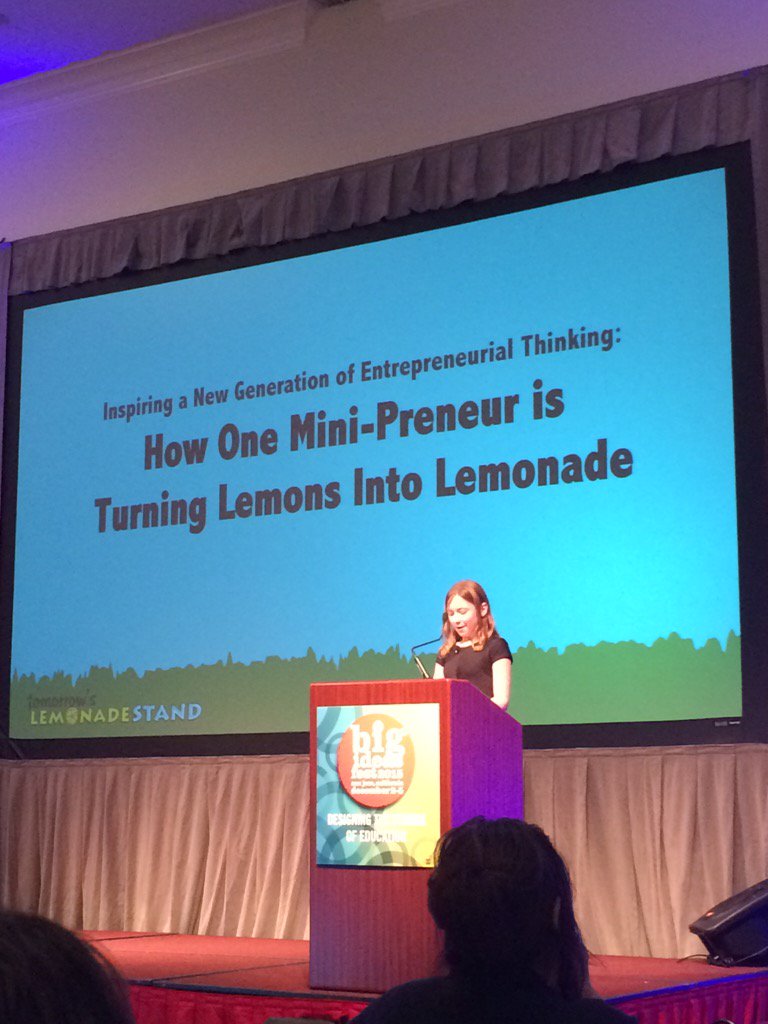 SamanthaShires1's tweet photo. "Kids can be brave and accomplish so much with just a little help" @tmrlemonadestnd @KyleeMajkowski #bif2015 https://t.co/IwNV3DQIrN