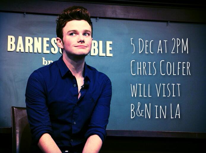 child404's tweet photo. Can't wait the signing of @chriscolfer at the @BNEvents_Grove tomorrow to celebrate #TheCurvyTree and #TLOSBoxSet! ๐ https://t.co/0lRK34Wc8S