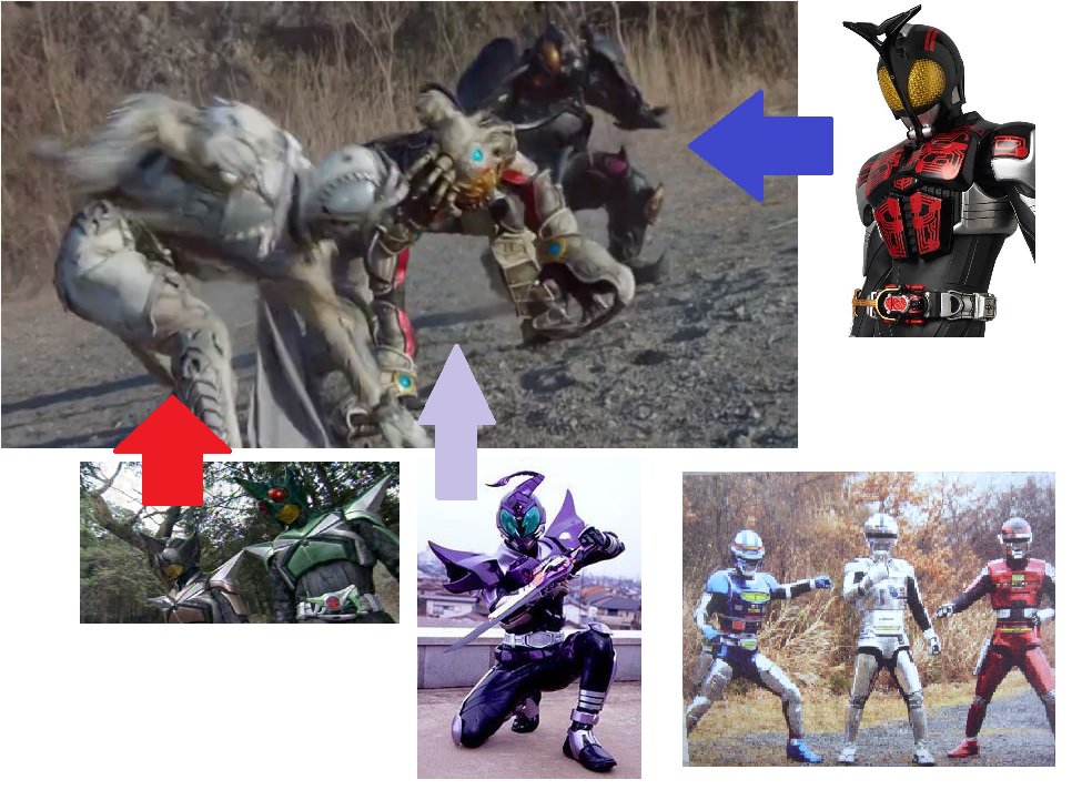 樺根獅子 Al Twitter 多分偶然だろうが 映画 スーパーヒーロー大戦z 終盤で三大宇宙刑事が討伐するスペースショッカー幹部怪人は いずれも 仮面ライダーカブト のマスクドライダーとモチーフが被っている 特撮で自分の知ってる知識を一つ挙げろ T Co