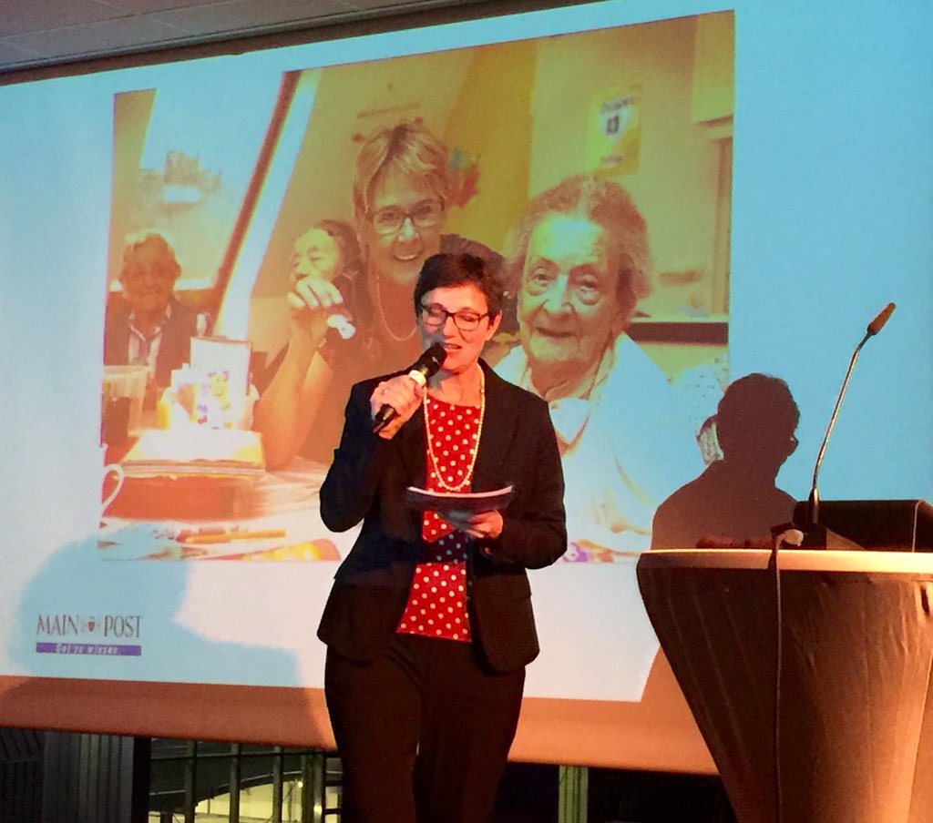 MPKemper's tweet photo. Die Vorstellung der nominierten Initiativen übernimmt heuer unsere Kollegin @MPkroemers. #zs15 https://t.co/kSni0QIxCG
