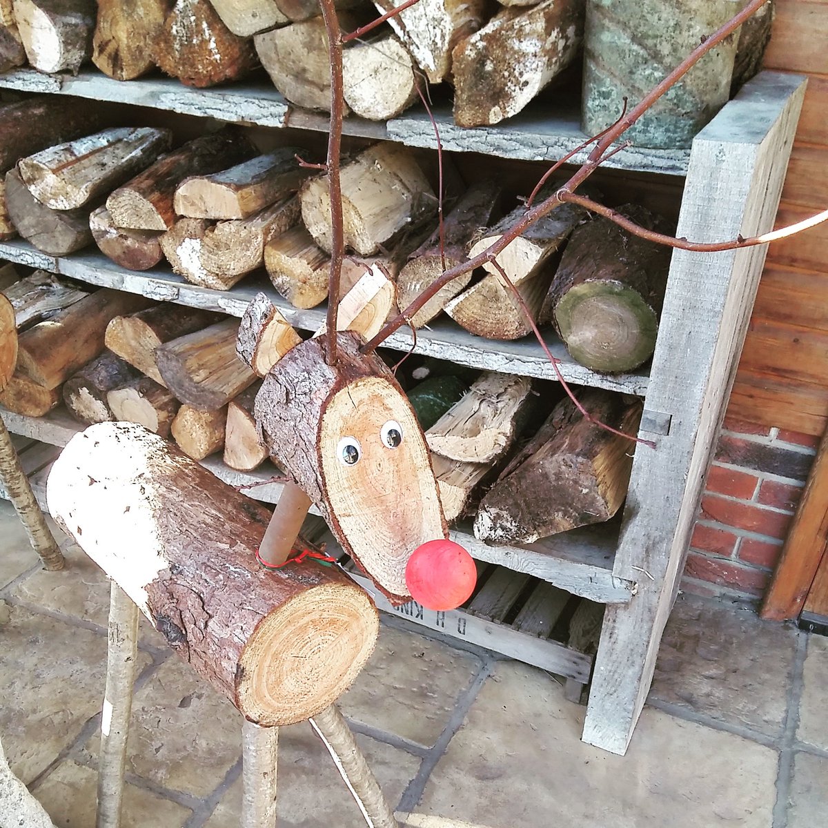 Christmas has hit the #Garlic Farm with this #festive reindeer! #isleofwight #iow #food #garlicfarm #xmas
