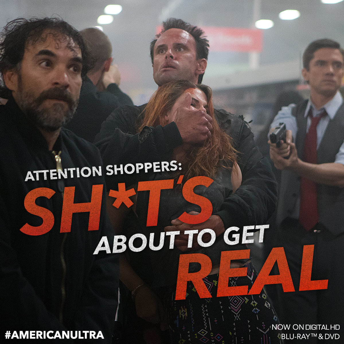 Cleanup in aisle two. Holiday shopping season is ON. #AmericanUltra