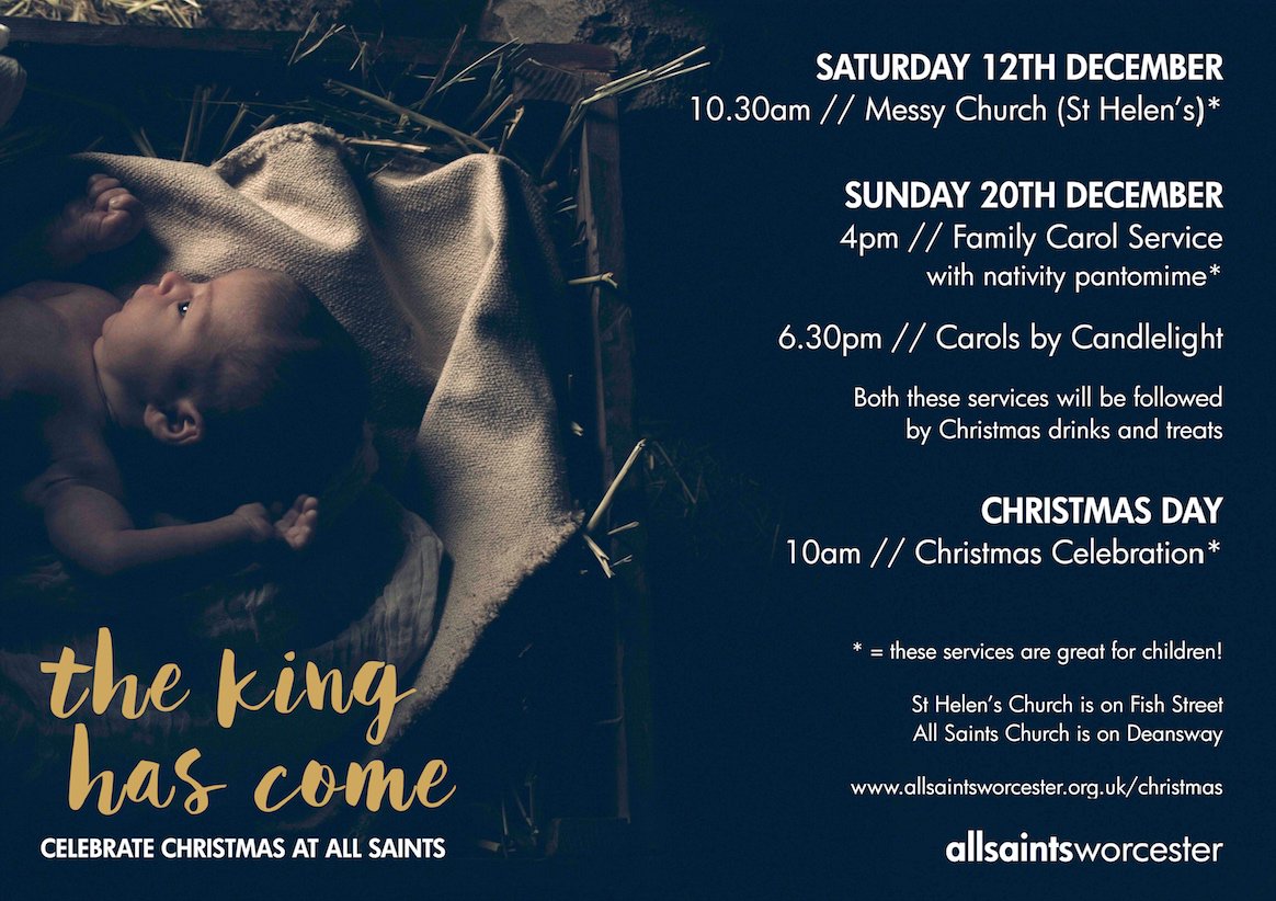 Four wonder-full opportunities to celebrate Christmas with us: