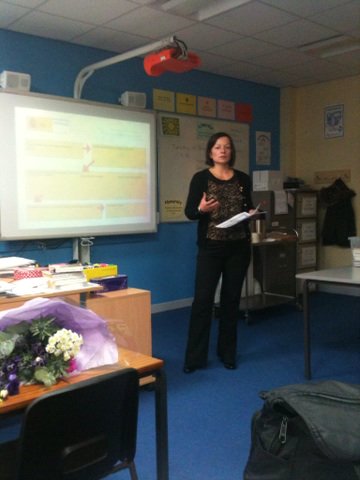 .@BannockburnHigh presenting their #CLIL pilot... #minecraft #STEM <a href="/bhs_ml/">BHS ML</a> #1plus2