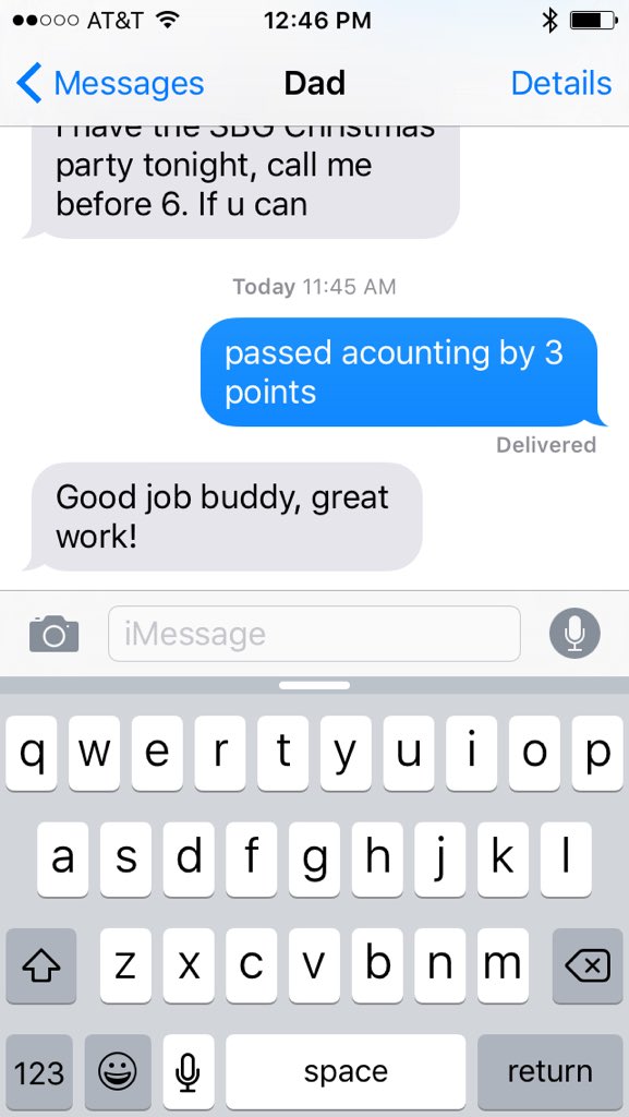 Dirty_Mac19's tweet photo. setting the standards high. https://t.co/ABS6XaJcEW