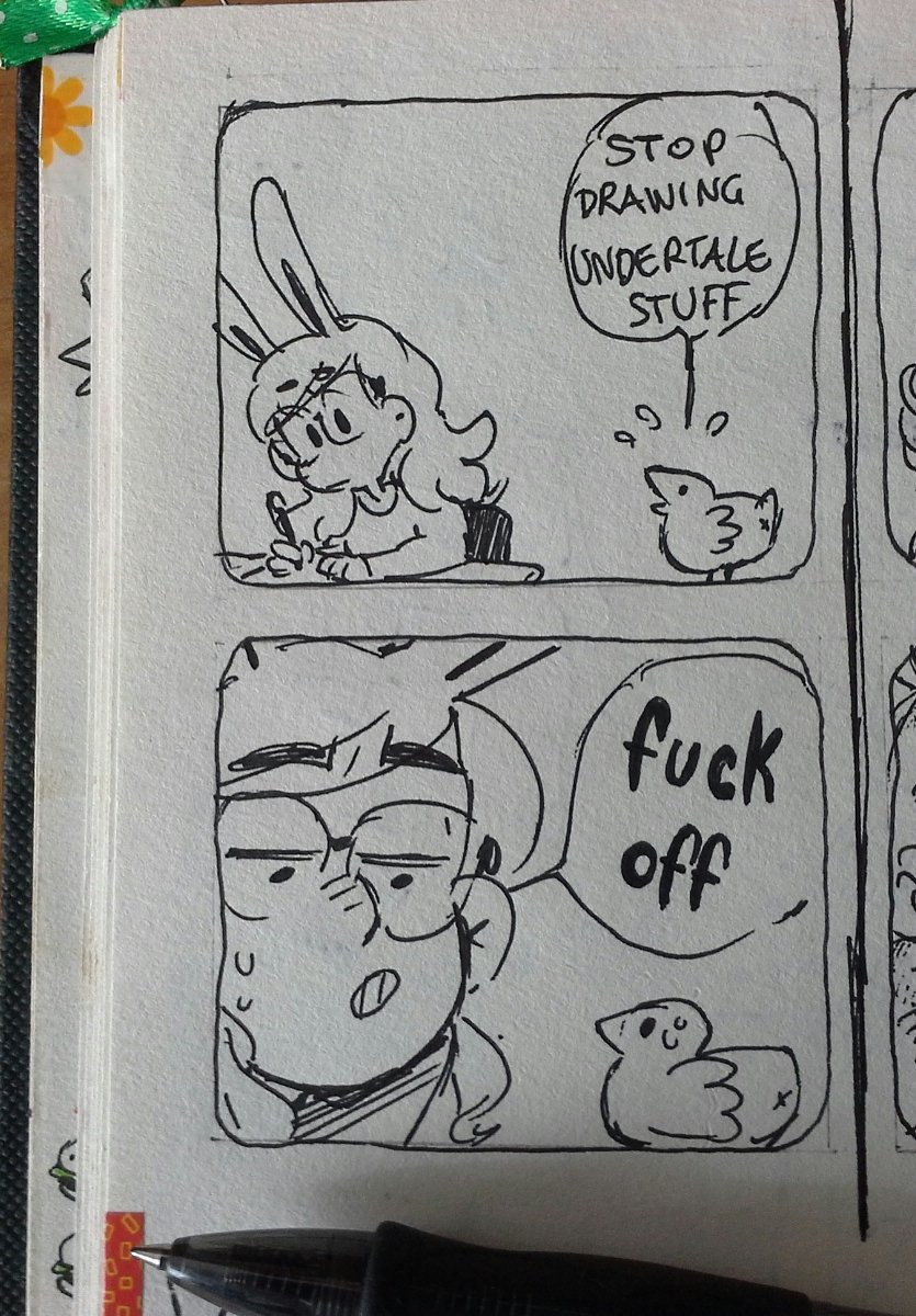 ME? Stopping drawing Undertale?? Not today for sure
#comic #doodle 