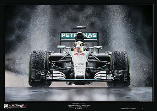 hells12's tweet photo. New Lewis Hamilton World Champion 2015 Limited Edition Art Print A1 size Β£44.99 https://t.co/Ao11cVozB2 #WonTwoThree https://t.co/IREmQAnOBu