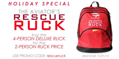 preciseflight's tweet image. During December get a 4-Person Aviation Rescue Ruck for the 2-Person Price! #PreciseFlight #RescueRuck #Safety