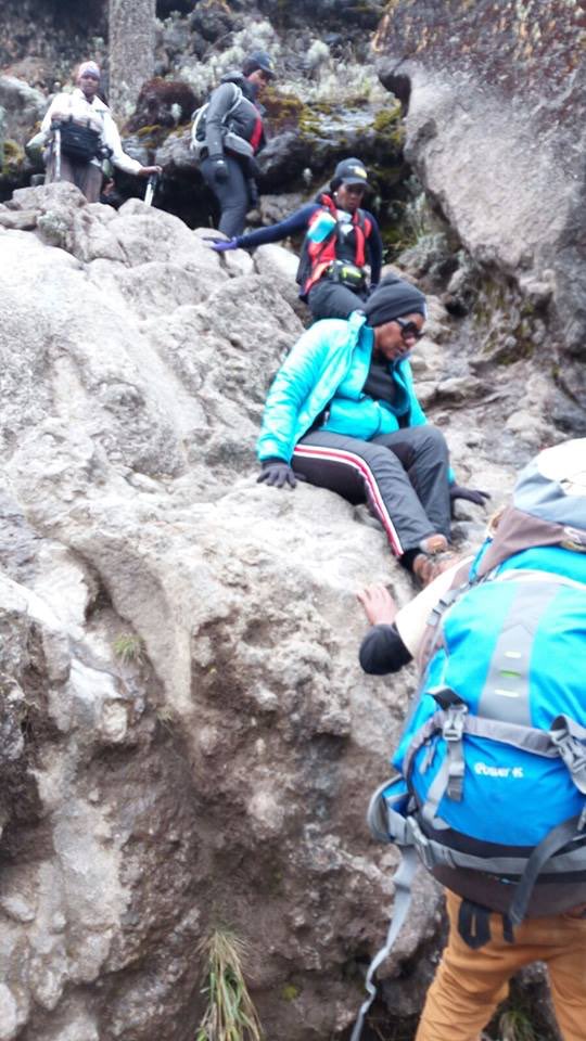 Officialgboahtv's tweet photo. The #ClimbWithRemi team is not relenting in their quest to get to the top of Mt. Kilimanjaro for IDPs @AirtelNigeria https://t.co/rh9IWa0Eb1