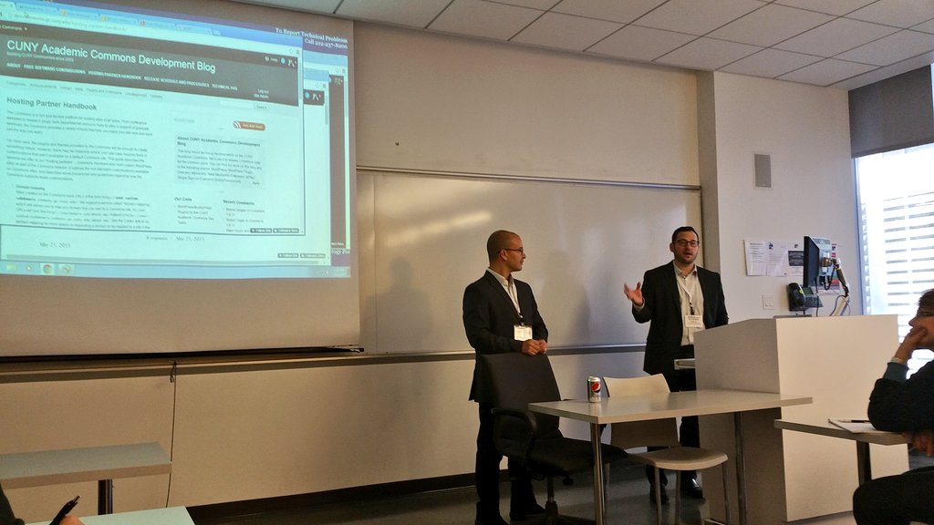 cunycommons's tweet photo. The @cunycommons allows for #domainmapping, where you can brand your site and host it on the Commons. #cunyit15 https://t.co/9CYk0uYmjG