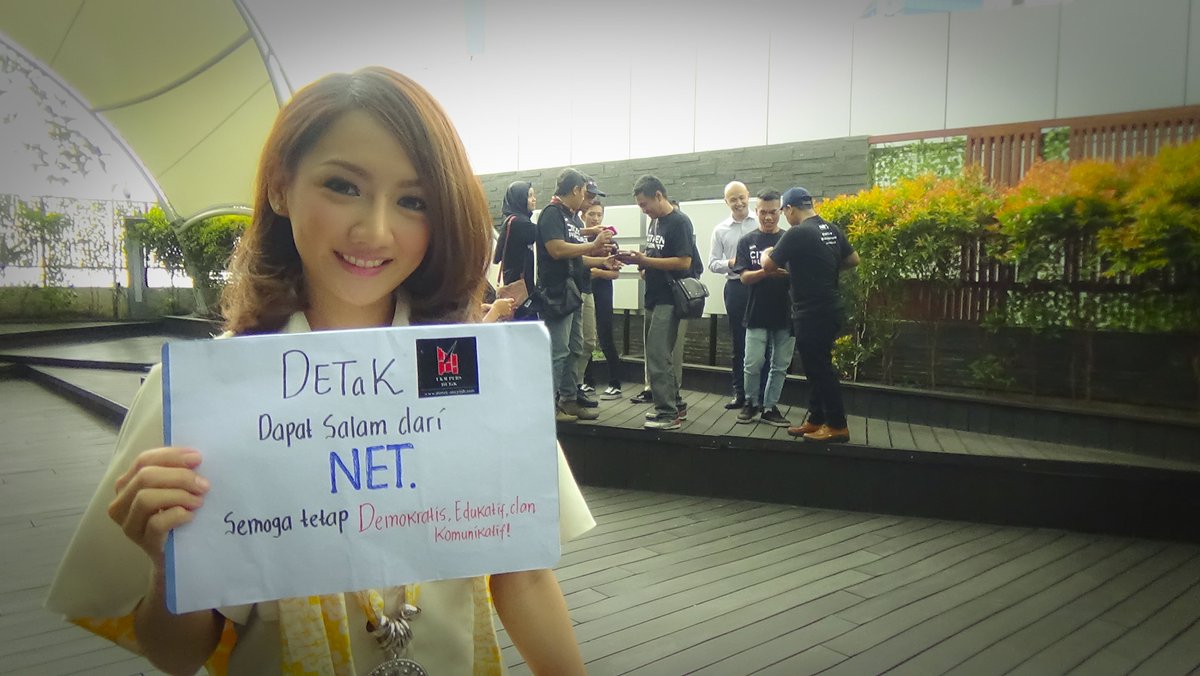 cekrekrecord's tweet image. @UKMPersDETaK dapat salam dari presenter @netmediatama @NET_CJ ;)
#NETCJCAMP
#TelevisiMasaKini