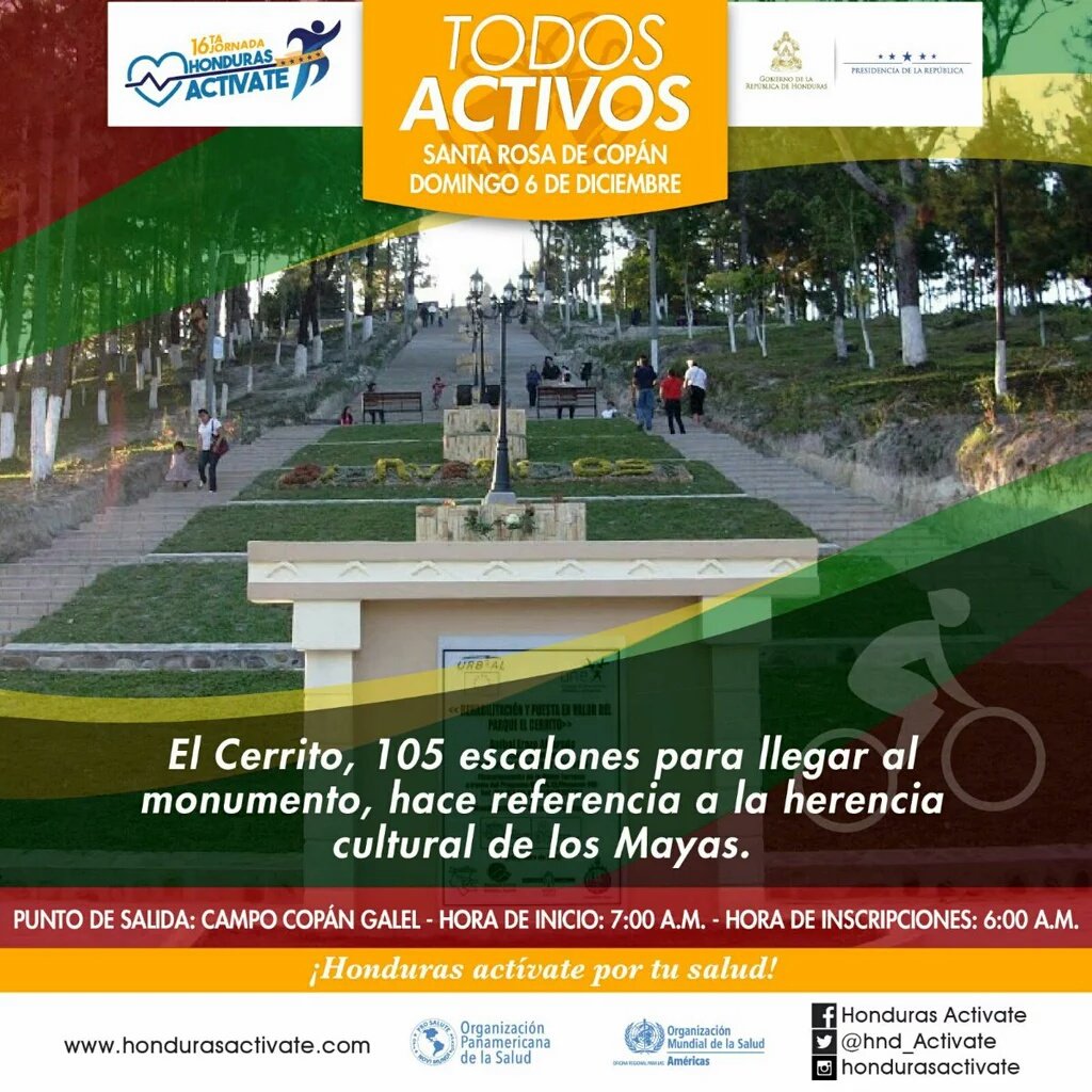 SEPresidencial's tweet photo. Este domingo ven y asiste al #HondurasActívate #StaRosaCopánActívate #RetoMaya te invita el Pdte @JuanOrlandoH https://t.co/6M6FZZ8LPj