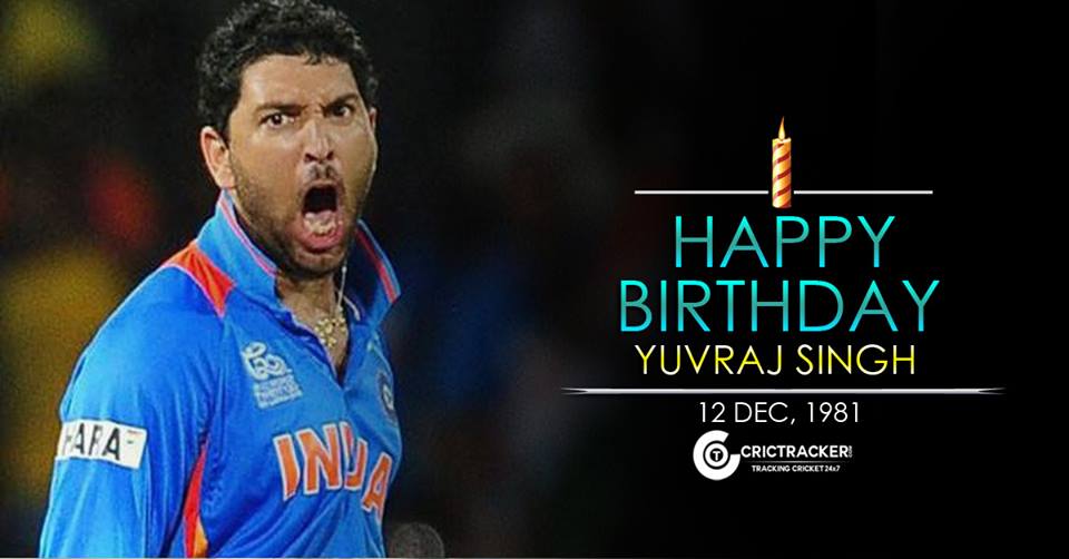 Happy Birthday \"Yuvraj Singh\". He turns 34 today. 