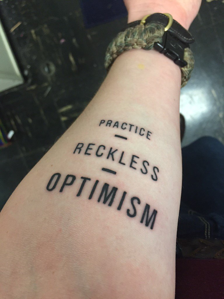 Optimist-A 2 Week Temporary Organic Painless Chemical Free Tattoo