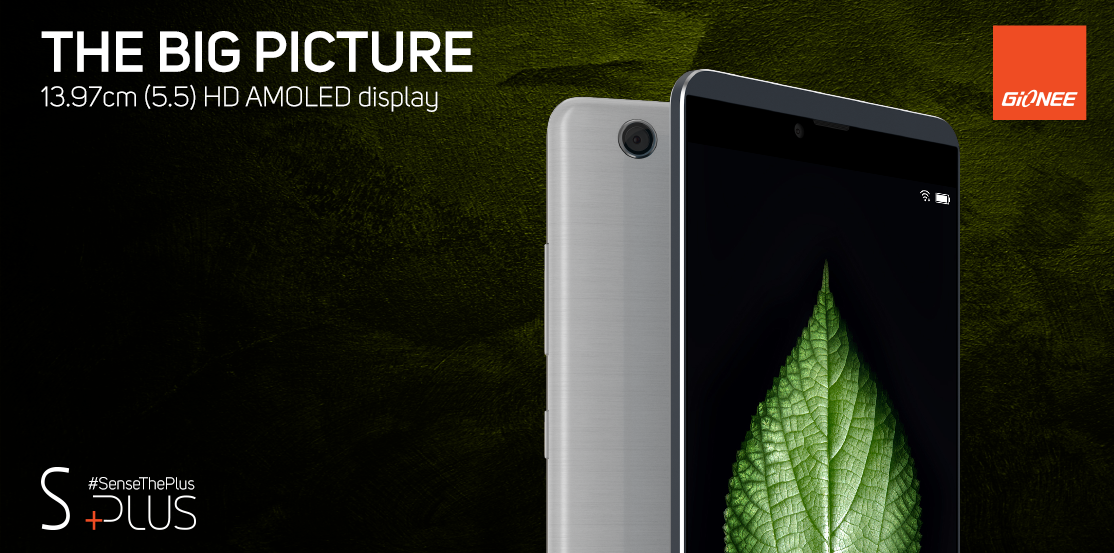 GioneeIndia's tweet photo. Gionee S Plus comes with HD AMOLED display for a delightful visual experience #SenseThePlus
https://t.co/8rV4b1rA7p https://t.co/C8mkYvgoIv