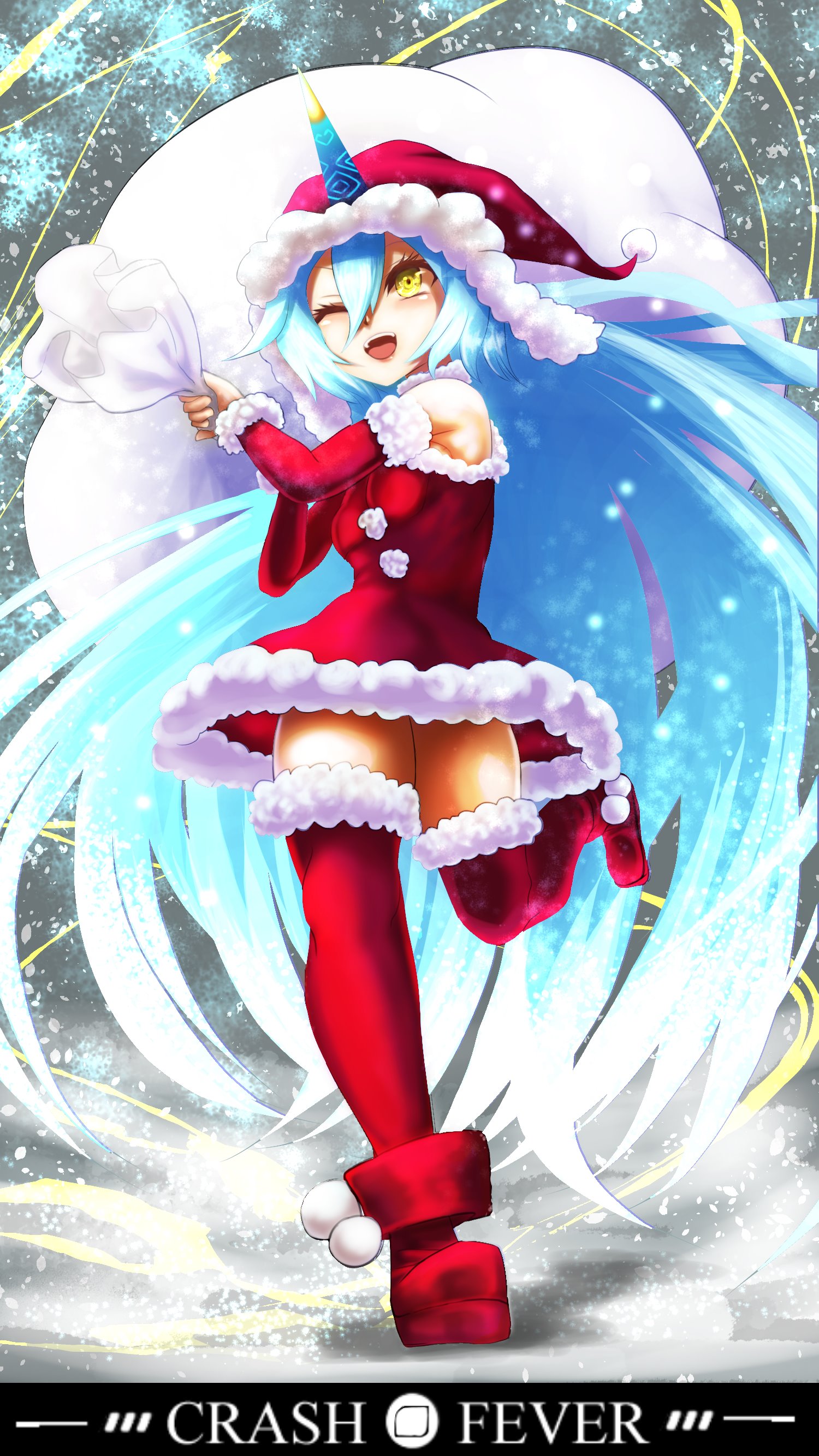 あおいろえのぐ En Twitter クラッシュフィーバーイラスト28枚目 麒麟 クリスマスver 袋の中には四神の皆さんが詰まっています 麒麟のクリスマスプレゼントが欲しい人はリンクガチャを回しましょう クラッシュフィーバー クラッシュフィーバーかいてみた