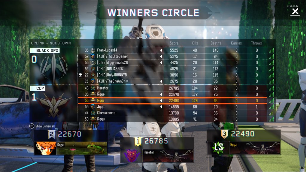 Chokepoints's tweet image. 525 kills @Jokingly @Rqqe_